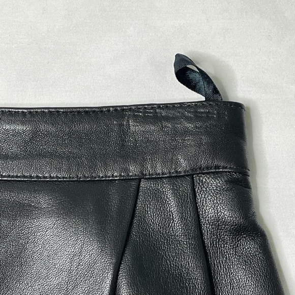 Black Leather Skirt by Images. Size 10 - Picture 14 of 14